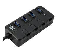 Adesso Ordinerato USB 3.0 Hub - Nero