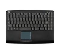 Adesso Slim Touch Mini Keyboard with built in Touchpad (Black) USB QWERTY Nero