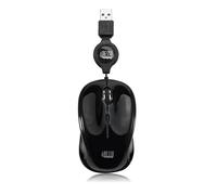 Adesso USB Retractable Mini Mouse Black