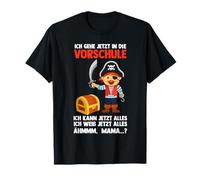 Adesso vado nella Vorschule Vorschule Pirat Maglietta