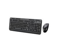 Adesso WKB-1320CB-UK Antimicrobial Wireless Desktop Keyboard and Mouse Combo for