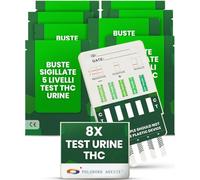 ADESTE 5 in 1 Test THC Urine | Test Urine THC Rapido | 5 Minuti | 8 Test
