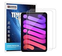 Adeway 2 Pack Proteggi Schermo per iPad Mini7(A17 Pro,2024)&Mini6 (2021,6th),8.3 Pollici Vetro Temperato,Resistente ai Graffi,Display Chiaro,Compatibile con Apple Pencil