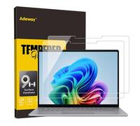 Adeway Pellicola Protettiva in Vetro Temperato UltraGlass 9H+ per Surface Laptop 13 Pollici (2025), Antigraffio 3x, Anti-Caduta, Trasparenza HD, Anti-Impronte, Facile da Installare, Confezione da 2