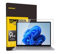 Adeway Proteggi schermo per laptop 5/4/3/2/1 Microsoft Surface da 13,5 pollici Anti impronte digitali, facile da installare Proteggi schermo in vetro temperato