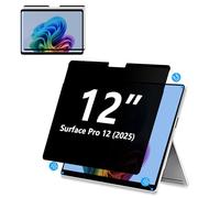 Adeway Schermo privacy magnetico Surface Pro da 12 pollici (2025), anti-riflesso, protezione laterale a 30°, filtro lavabile e riutilizzabile, installazione senza bolle.