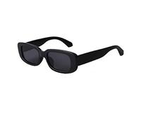 ADEWU Occhiali da Sole Retrò Occhiali Rettangolari Occhiali Piccoli alla Moda per Donna Uomo