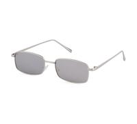 ADEWU Occhiali da Sole Rettangolari Unisex Montatura Metallo Sottile Vintage Piatta Multi Colori