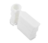 Adfaga 100 Etichette per Piante in Plastica, Etichette da Appendere Riutilizzabili, per Piantine, per Vivaio, Giardino, Colori Vivaci, Facile da Scrivere, Pulisci, Identificazione (Bianca)