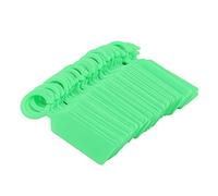 Adfaga 100 Etichette per Piante in Plastica, Etichette da Appendere Riutilizzabili, per Piantine, per Vivaio, Giardino, Colori Vivaci, Facile da Scrivere, Pulisci, Identificazione (Verde)