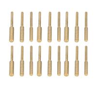 Adfaga 18 Pezzi Punte per smerigliatura placcate Ti affilatrice per Motosega Set di Lime per smerigliatura per Motosega 325 3/8 404 Catena Metallo Legno lucidatura 4.0mm 4.8mm 5.5m