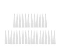 Adfaga 30 ugelli per sigillante in plastica di alta qualità per sigillante siliconico e colla per vetro. Punte per calafataggio di livello professionale con design con filettatura