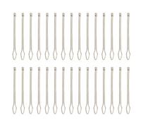 Adfaga 30pcs Strumento filettatore ad ago per coregoni in metallo Strumento rapido elastico Easy estrazione per pantaloncini con cappuccio per giacche per cassette per laccio di th