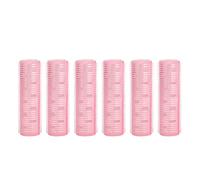 Adfaga 6 pezzi bigodini in alluminio set bigodini termici autoadesivi per frangia medio corta strumenti per lo styling nessun calore nessun danno materiale ABS 3x10,5 cm