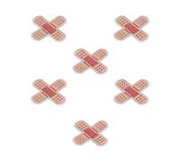 Adfaga 6 pezzi cerotto ricamato di ferro su toppe a forma di carini fai da te per riparare le macchie di copertura per i sacchetti di abbigliamento Cappelli di cotone 2.6in