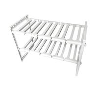 Adfaga Acciaio inossidabile sotto lavello di stoccaggio, tira fuori organizzatore di a scomparsa per pentole e utensili design per lo spazio per lo spazio per la casa