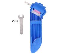 Adfaga Affilatrice per punte da trapano in corindone Accessorio portatile per utensili elettrici con mola in corindone resistente per affilare punte da trapano in ferro Costruzione (Blu)
