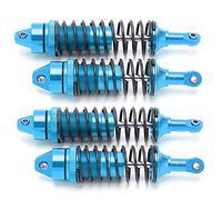 Adfaga Alluminio in lega RC Abbruzzatore Rc Smormer Set ad alta prestazione Olio Shock Assorbitori per Slash 4x4 Huanqi 727 Truccino per ratti di montagna 4 pc Shock posteriori an (Blu)