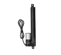 Adfaga Attuatore elettrico lineare Attuatore motorizzato 1000N per impieghi gravosi 24V con corsa da 200 mm Lega di alluminio IP65 per di sollevamento industriale Automazione dome (Solo attuatore)