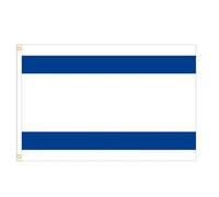 Adfaga Bandiera Israele Bandiera da giardino per esterni in poliestere con occhielli in ottone Bordi con doppia cucitura per la decorazione del cortile del patio. Siamo dalla parte (60 * 90cm)