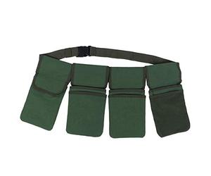 Adfaga Borsa di stoccaggio della cintura della cintura per utensili da giardino grave 4 organizzatore di tasche con cinturino regolabile per il paesaggio del giardinaggio lavoro al