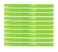 Adfaga Braccialetti Riflettenti Slap Braccialetti di Sicurezza ad Alta visibilità Braccialetti Auto Curling per Corsa Notturna Ciclismo Sport all'Aria Aperta Materiale in Acciaio (Verde)