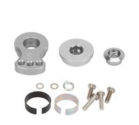 Adfaga Braccio servo 25T Protezione scarico braccio sterzo in lega di alluminio Sostituzione clacson servo per auto RC 1/10 Struttura compatta leggera durevole Installazione sempli (Tu colora)