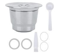 Adfaga Capsule di caffè riutilizzabili in acciaio inossidabile Cialde di caffè ricaricabili Tazza filtro per macchine U CITIZ LE CUBE MAESTRIA LATTISSIMA INISSIA CONCEPT Premium