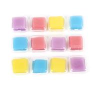 Adfaga Cera 72 pezzi adesivo premium fai da te colla artistica argilla per progetti artistici con diamanti giallo viola rosa blu 12 scatole da 6 pezzi ciascuna