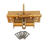 Adfaga Cerniera a molla con chiusura automatica Cerniera per porta automatica resistente con posizionamento a 90 gradi per ante di armadi Ante in legno Mobili Materiale ferro 200 g