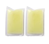 Adfaga Confezione 2 trattamenti idratanti per piedi e con cera di paraffina per la cura della pelle secca e screpolata con opzioni rosa e limone 100 g per confezione Tutta la qua (Limone)