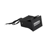 Adfaga Contatore elettromagnetico a 6 cifre Totalizzatore elettronico di impulsi Contatore non ripristinabile di livello industriale per macchine petrolifere Estrazione mineraria C (24 V)