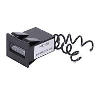 Adfaga Contatore elettromagnetico a 6 cifre Totalizzatore elettronico di impulsi Contatore non ripristinabile di livello industriale per macchine petrolifere Estrazione mineraria C (12V)