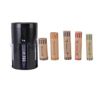 Adfaga Contatore selezionatore automatico 5 IN 1 con base girevole per efficiente organizzatore di cambio negli Stati Uniti per uso domestico in ufficio Resistente plastica ABS 482