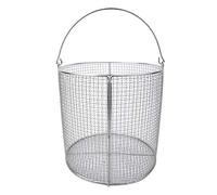 Adfaga Contenitore per sterilizzatore da laboratorio con vassoio per strumenti in acciaio inossidabile per attrezzature cliniche ospedaliere antiruggine quadrato rotondo dimensioni (Rotondo