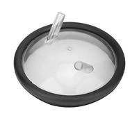 Adfaga Coperchio e guarnizione in plastica trasparente per secchio del latte per mungitrice, due coperchi aperti, durevole, a prova di perdite, per capre, pecore, mucche, mungitura