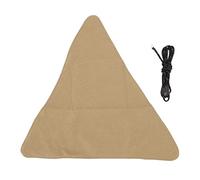 Adfaga Coprisedile da campeggio triangolare leggero pieghevole portatile in tessuto per sgabello per treppiede per pesca all'aperto, escursionismo, picnic e viaggi (Cachi)