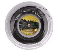 Adfaga Corda da Tennis Professionale in Poliestere da 1,25 mm Design a Doppia Coste Corda per Racchetta Durevole ad Alte Prestazioni per Adolescenti Principianti Giocatori Intermed (Nera)