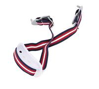 Adfaga Costruzione di sicurezza Casco protettivo bianco Sottogola Imbracatura staccabile per casco Mascella inferiore Vestibilità Comoda cintura elastica regolabile Accessori per