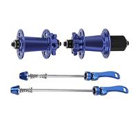Adfaga Cuscinetto per per mountain bike Premium Assale per per bicicletta in lega di alluminio 7075 a 4 cuscinetti ad alte prestazioni con sgancio rapido per corpo ruota libera X (Blu)