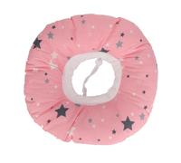 Adfaga Cuscino per piercing all'orecchio a forma di ciambella, testa di supporto, rosa, resilienza, cotone, protezione per le orecchie, per chi dorme sul fianco, con piercing, mate