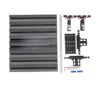 Adfaga di guida parallela per circolare Kit di taglio di precisione professionale in lega di alluminio con limitatori regolabili per progetti di falegnameria fai da te Set comple