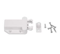 Adfaga Fermaporta per porta dell'armadio da cucina, 10 pezzi, in plastica ABS, ad alta resistenza, durevole, apri e chiudi, con 60 viti incluse