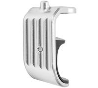 Adfaga Fibbia per Bicicletta a Forma di E Lega di Alluminio Leggera Lucida Gancio Stabile per Accessori Bici Pieghevoli Sicuro Durevole Facile da installare (Argento)