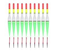 Adfaga Galleggianti da Pesca Che Si Illuminano al Buio, 10 Pezzi, galleggianti Luminosi, Illuminati di Notte, con Rotazione a 360°, in plastica, per Pescatori notturni