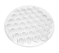 Adfaga Gnocchi di gnocchi in lega di gnocchi in lega di gnocchi utensile da 37 fori strumenti per gnocchi fai -da -te per il ristorante da da casa usa argento 25 cm