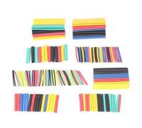 Adfaga Guaine termorestringenti PE Guaine isolanti elettriche Tubi termorestringenti multicolori per protezione cavi 328 pezzi 164 pezzi Dimensioni assortite Ritardante di fiamma (164 pezzi)