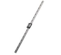 Adfaga Guida lineare MGN12 di movimento fluido con blocchi di scorrimento in acciaio con cuscinetti ad alta precisione per macchine CNC e apparecchiature di automazione Componenti (400 mm)