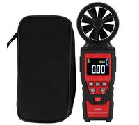 Adfaga HT625B Anemometro digitale Misuratore di velocità del portatile Display LCD USB portatile Strumento di misurazione del volume d'aria per energia eolica Rilevamento esterno