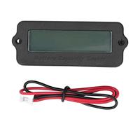 Adfaga Indicatore di capacità della batteria al litio Misuratore di visualizzazione in tempo reale Monitor percentuale di tensione Tester di scarica di carica per batteria Auto Mo (10 corde)